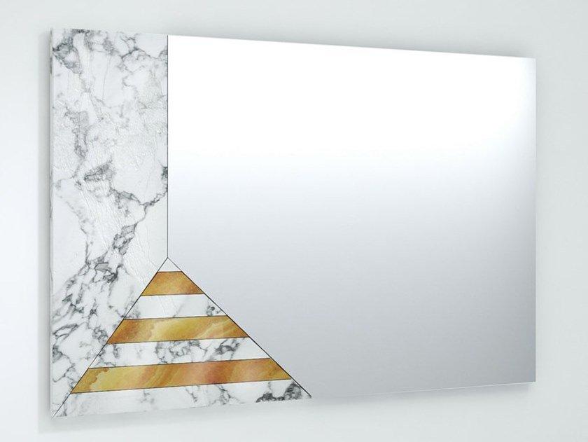 Rectangular wall-mounted mirror | Earp by Visionnair