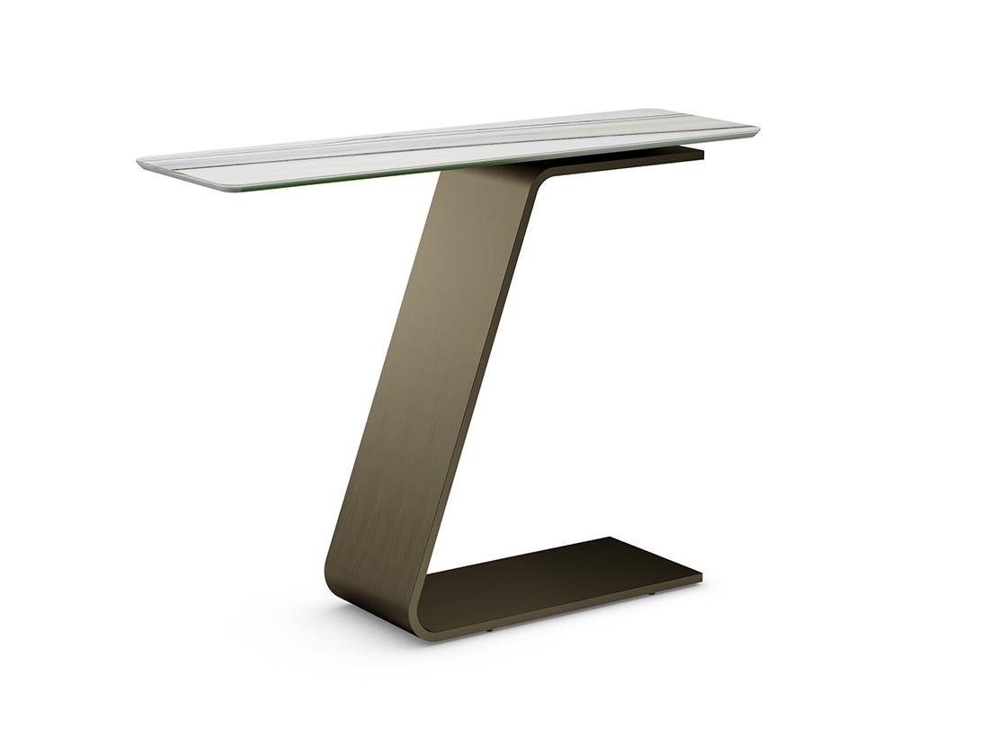 Rectangular glass console table | Oh by Reflex