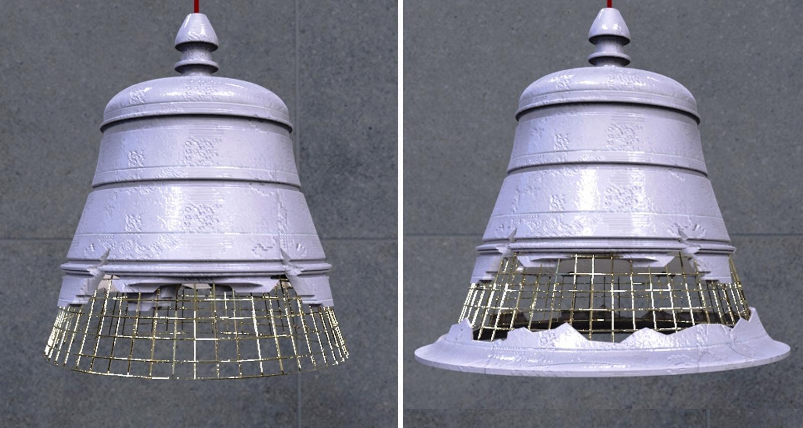 Plaster pendant lamp | Domenica by Karman