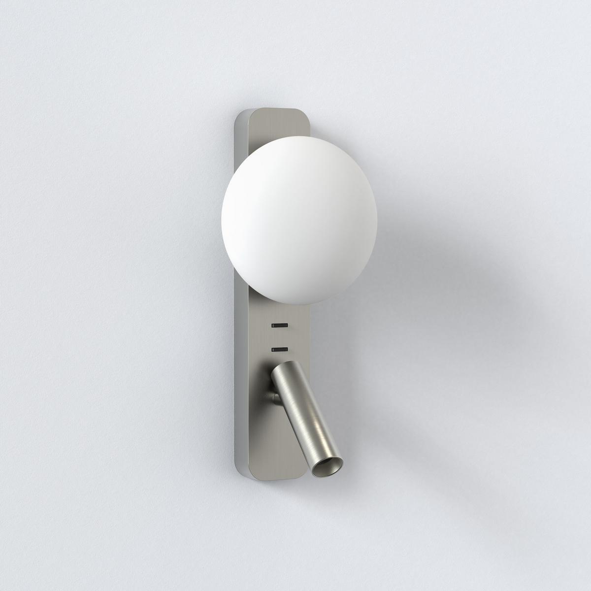 LED aluminium reading lamp with fixed arm | Zeppo Reader by Astro lighting