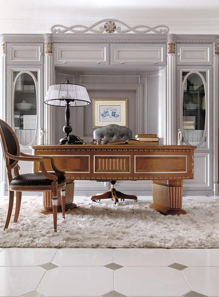 Wooden writing desk with drawers | Napoli by Martini interiors