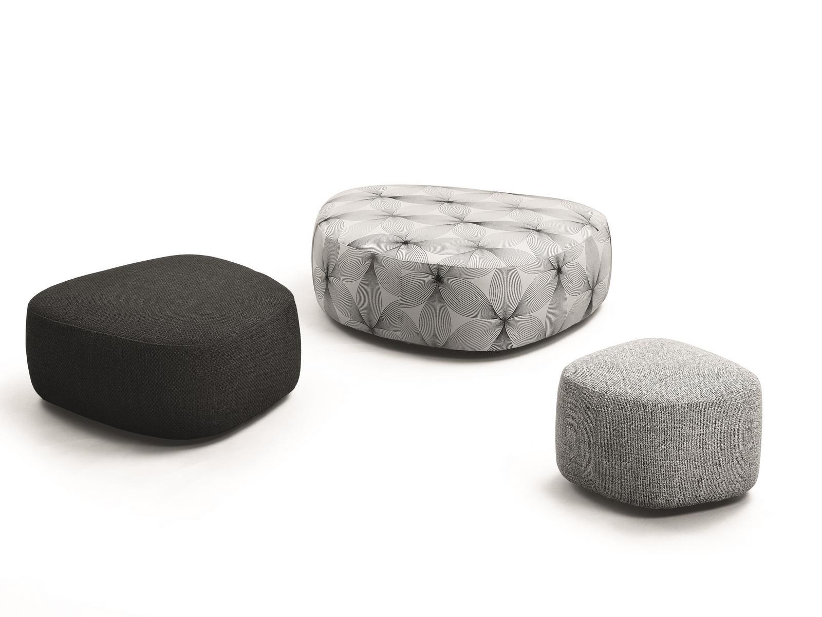 Pouf with removable lining | Pierre by Flou
