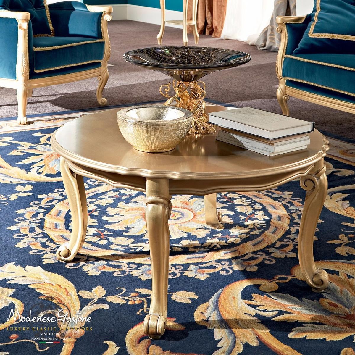 Low round coffee table for living room | 13647 by Modenese Gastone