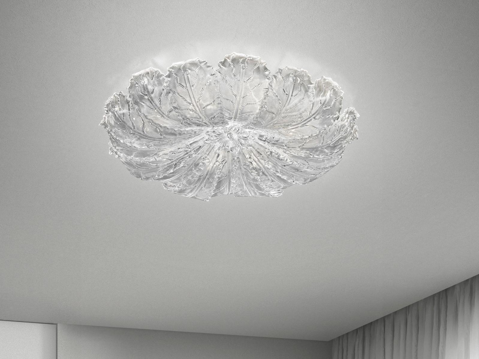 Glass ceiling light | Bembo by Sylcom