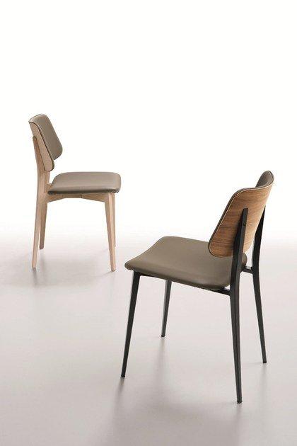 Contemporary style metal restaurant chair | Joe S M-ts by Midj