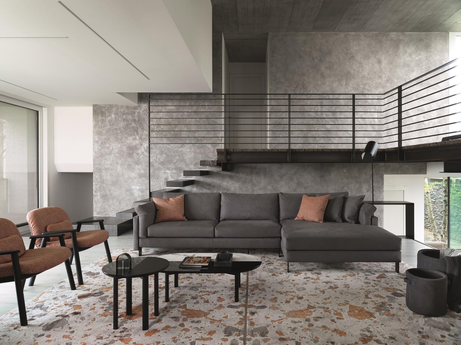 Round wood veneer coffee table | Bam by Calligaris