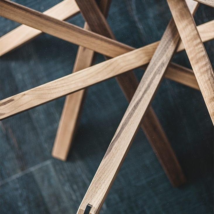 Round wood coffee table | Atari by Cattelan Italia