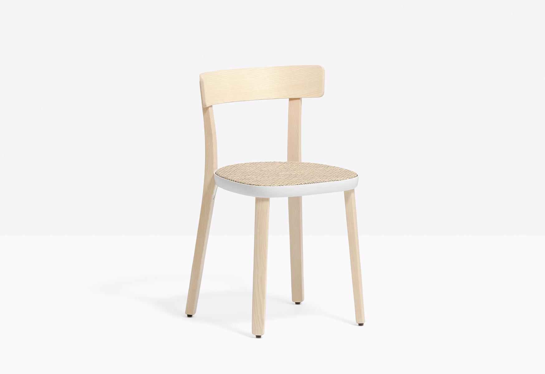 Ash chair with cane seat | Folk 2920 by Pedrali