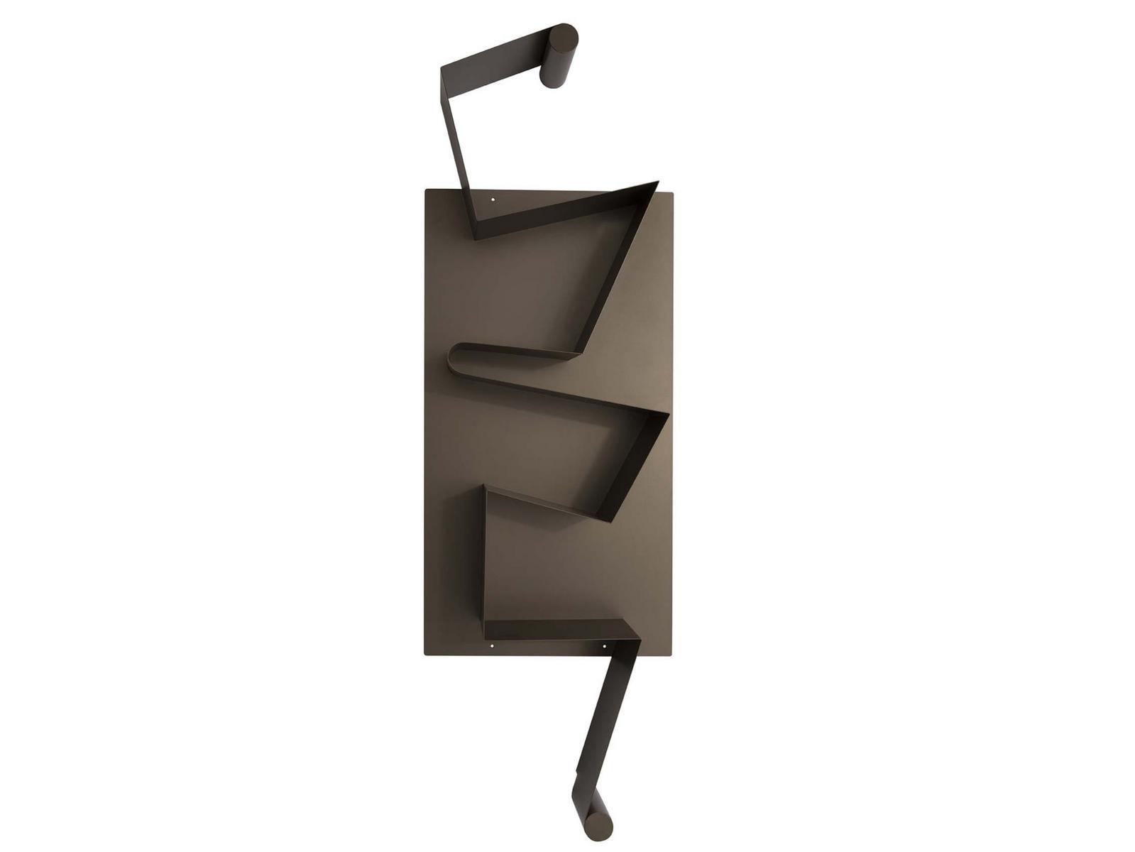 Wall-mounted metal bookcase | Nota by Tonin Casa