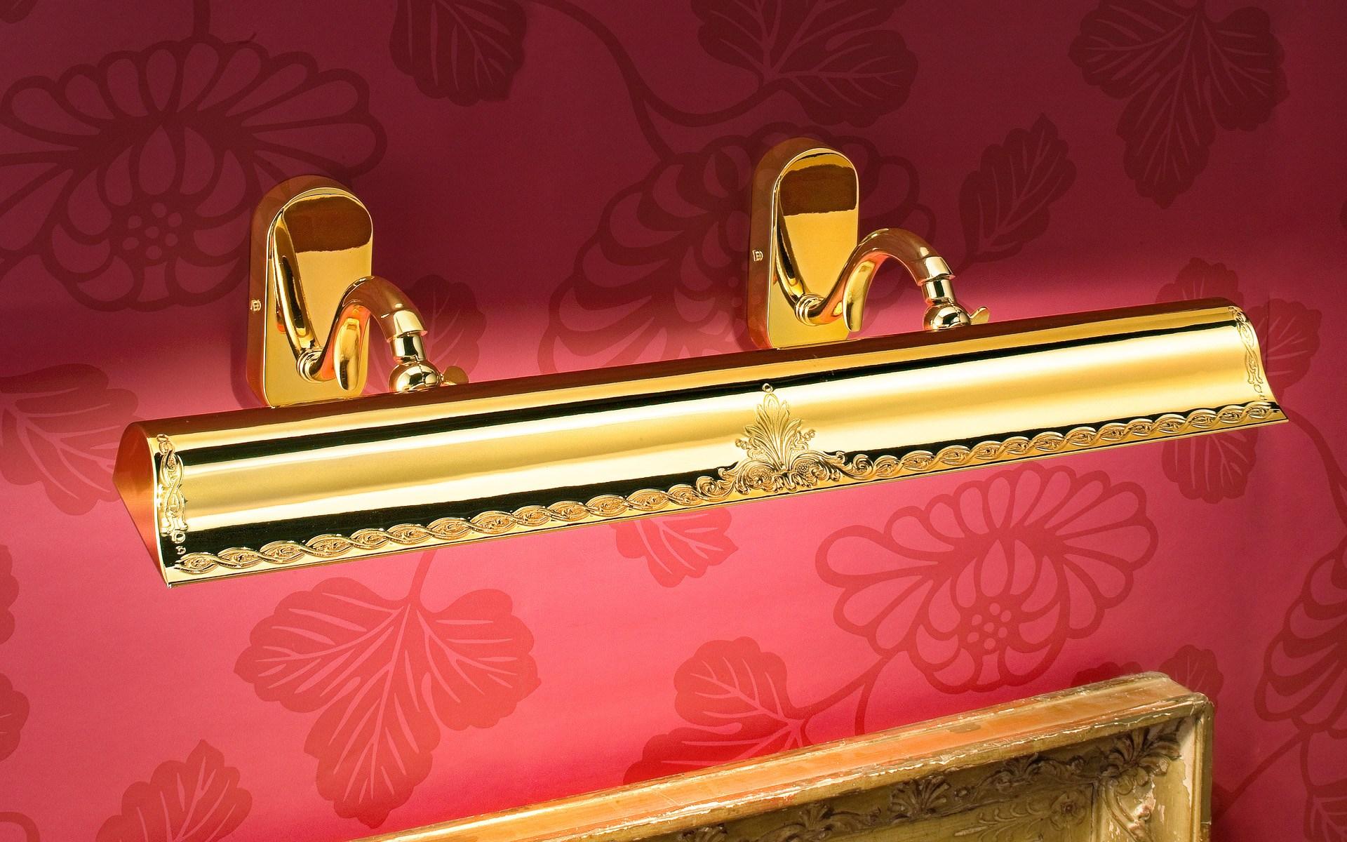 Halogen metal wall light | Brass & Spots Ve 860 by Masiero