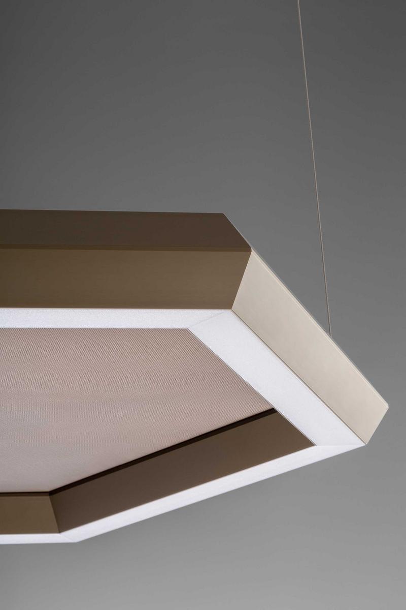 Sound absorbing LED pendant lamp | Exagon Silence by Olev