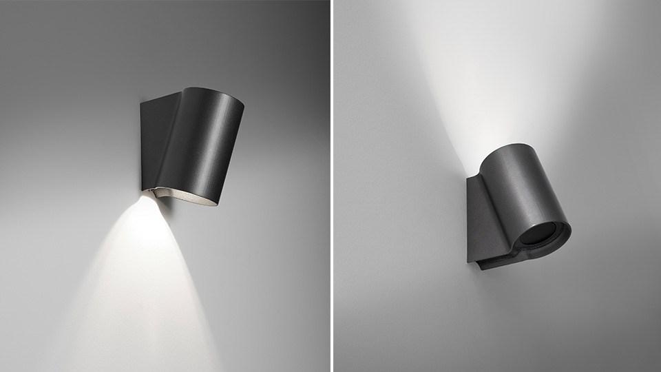LED direct-indirect light Outdoor wall Lamp | Oblique by Artemide