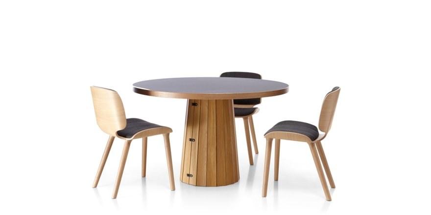 Round table | Container Table Bodhi Round 160-180 by Moooi