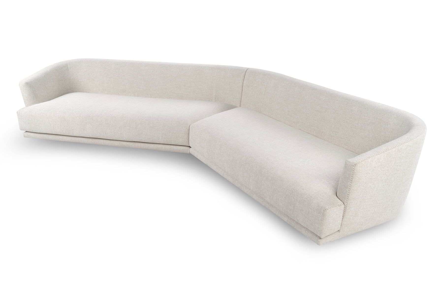 Modular eco-leather sofa | Aplomb by Calia Italia