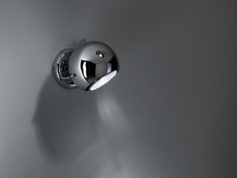 Adjustable spotlight | Beluga Steel by Fabbian