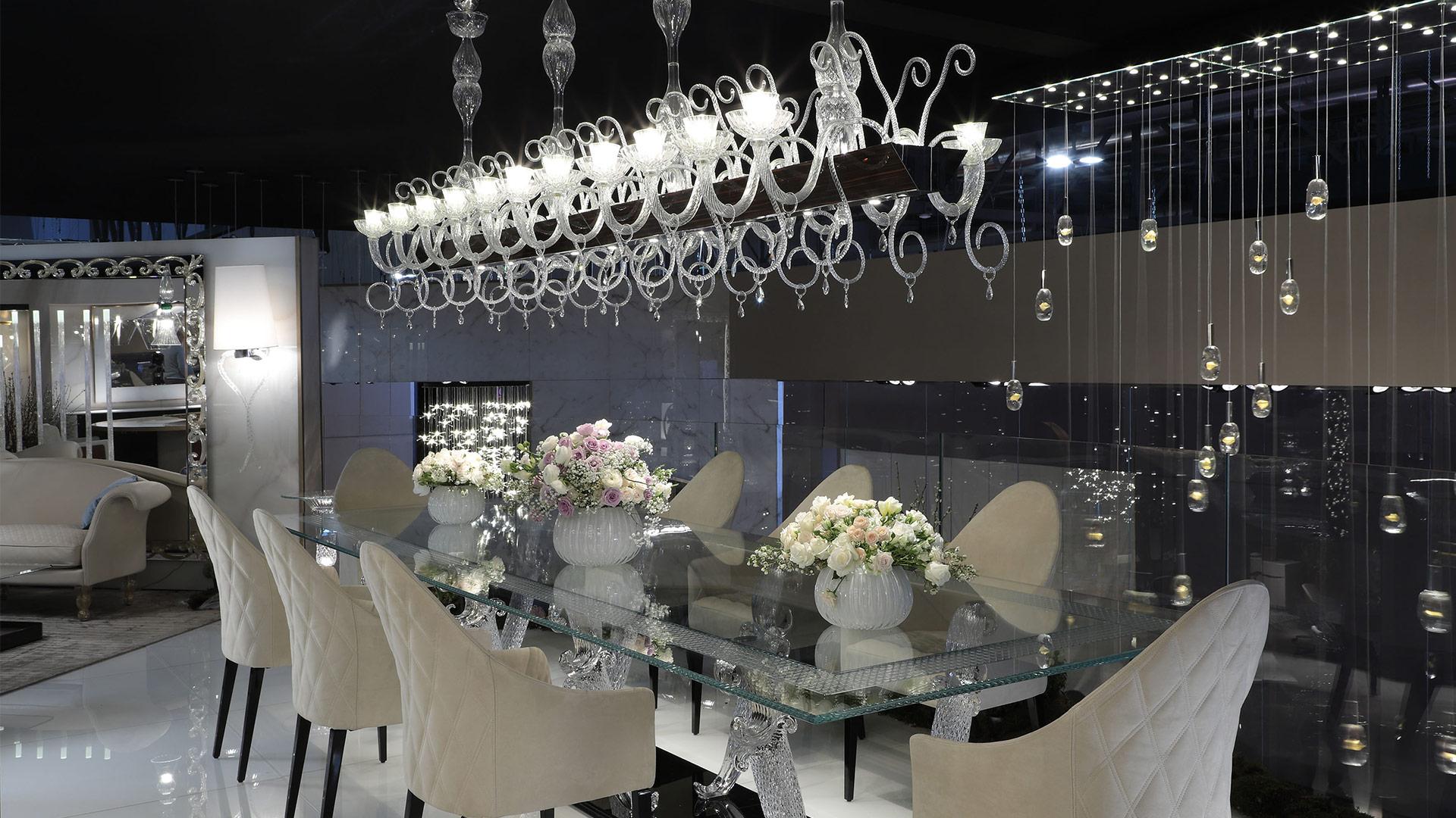 LED Murano glass pendant lamp | Palazzo Ducale by Reflex