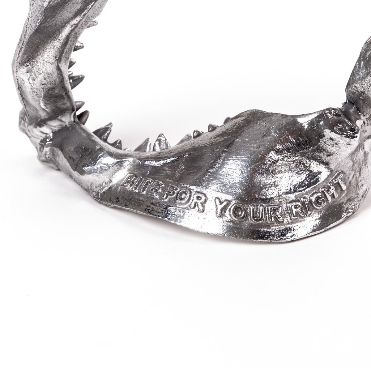 Aluminium decorative object | Shark Jaw by Seletti