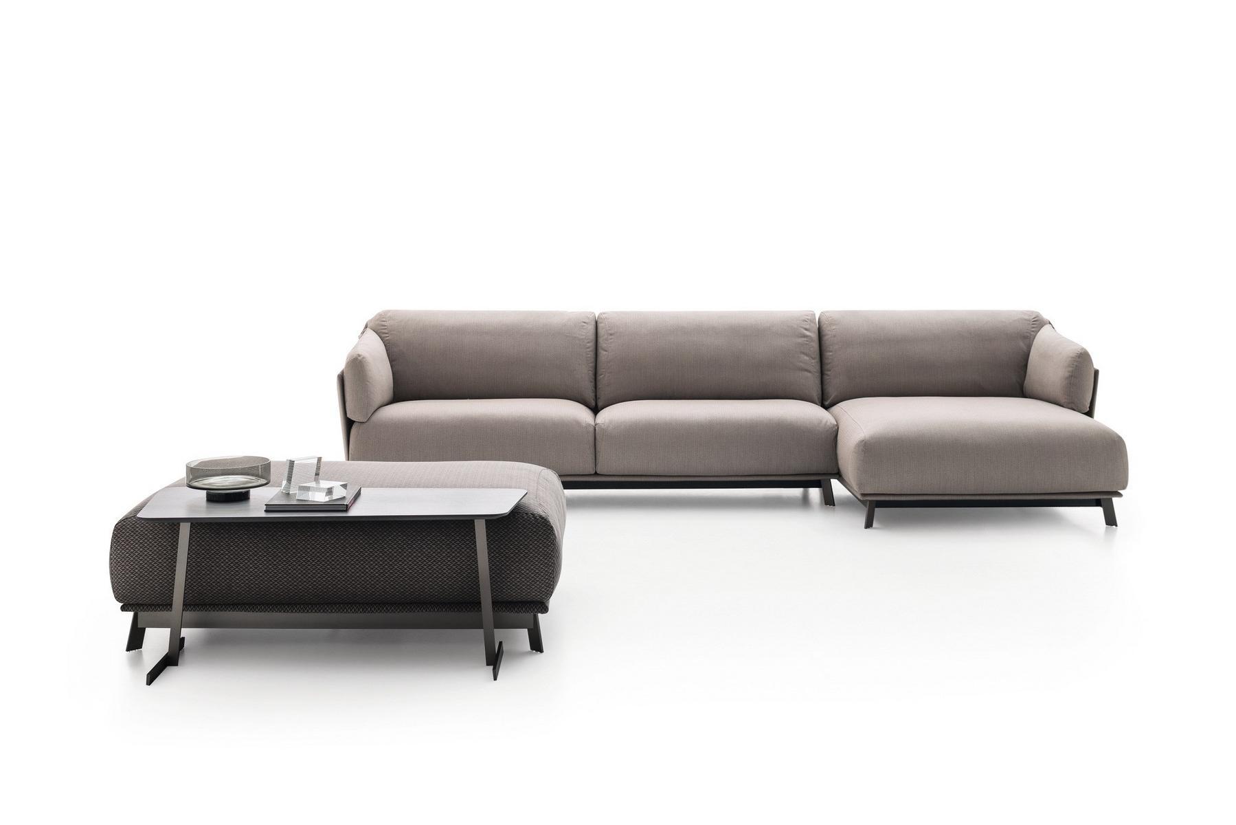 Upholstered square fabric pouf | Kailua by Ditre Italia