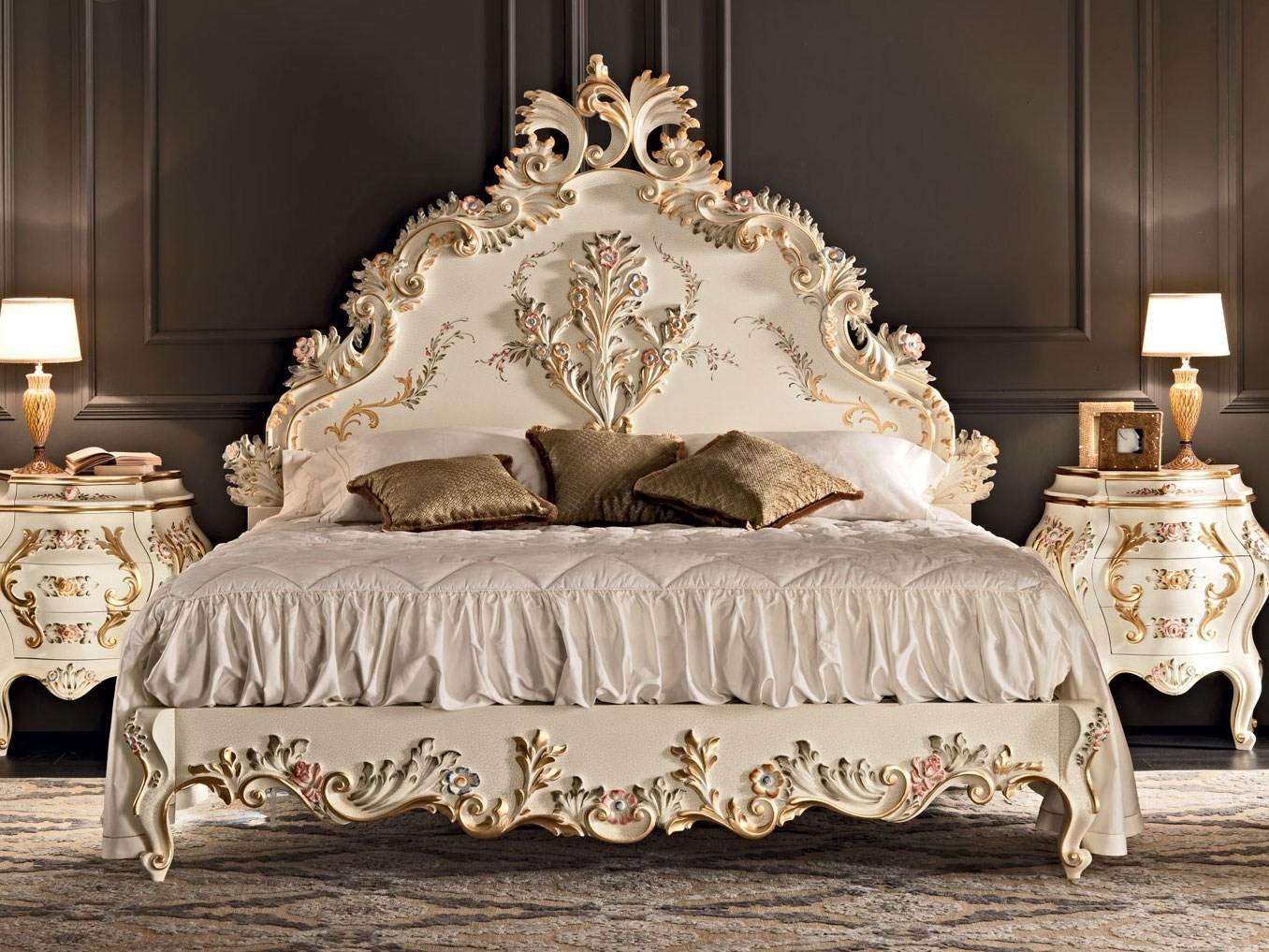 Double bed with high headboard | 11208 by Modenese Gastone