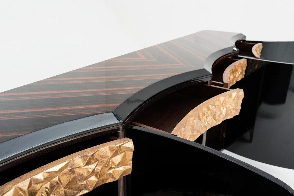 Wood veneer sideboard with doors | Ermes by Mantellassi 1926