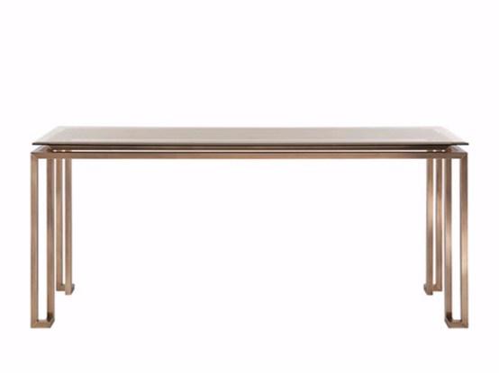 Rectangular brass console table | Trafalgar by Gianfranco Ferre Home