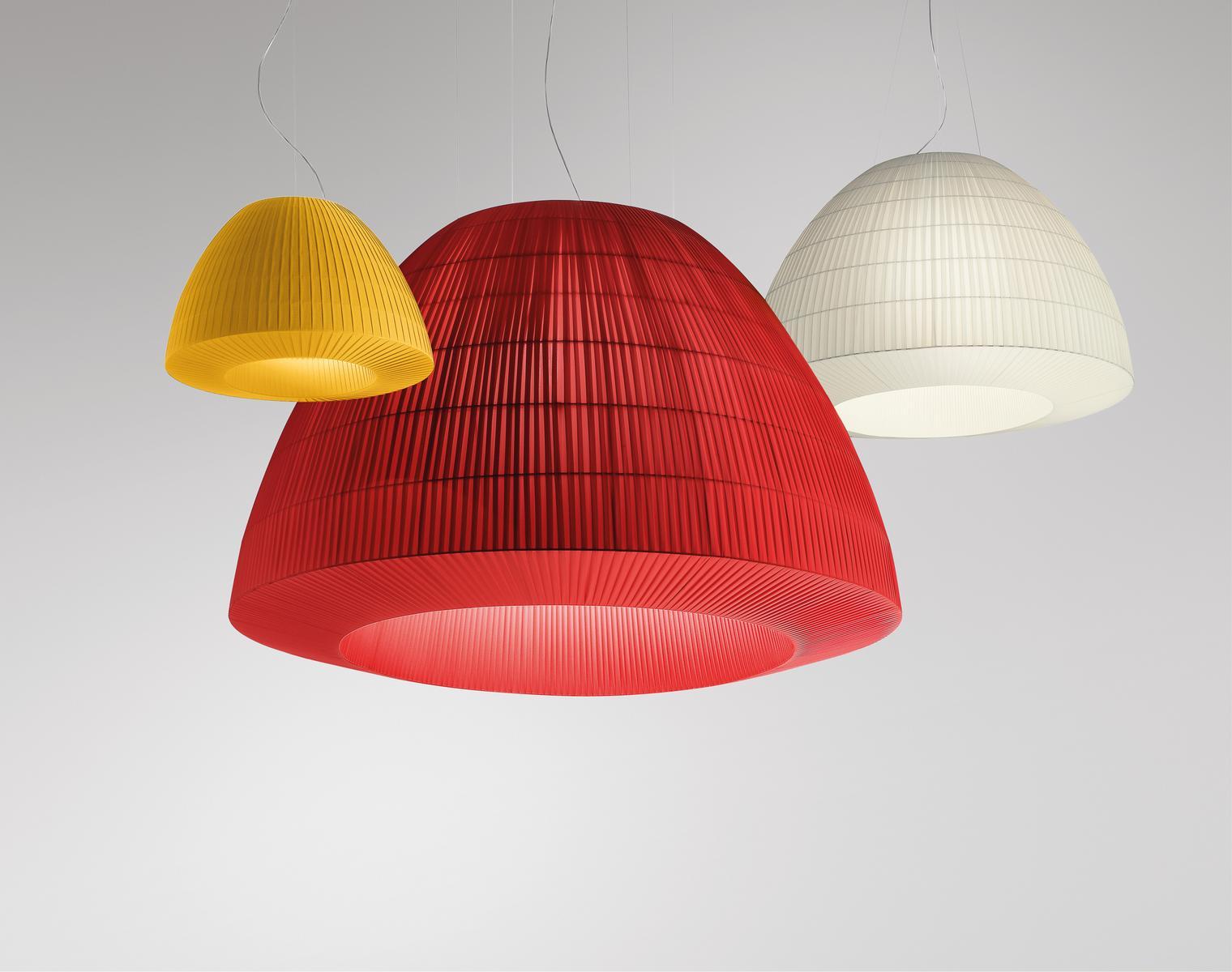 Fabric pendant lamp | Bell by Axolight