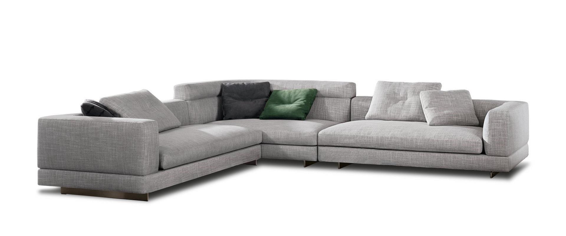 Sectional sofa | Alexander by Minotti
