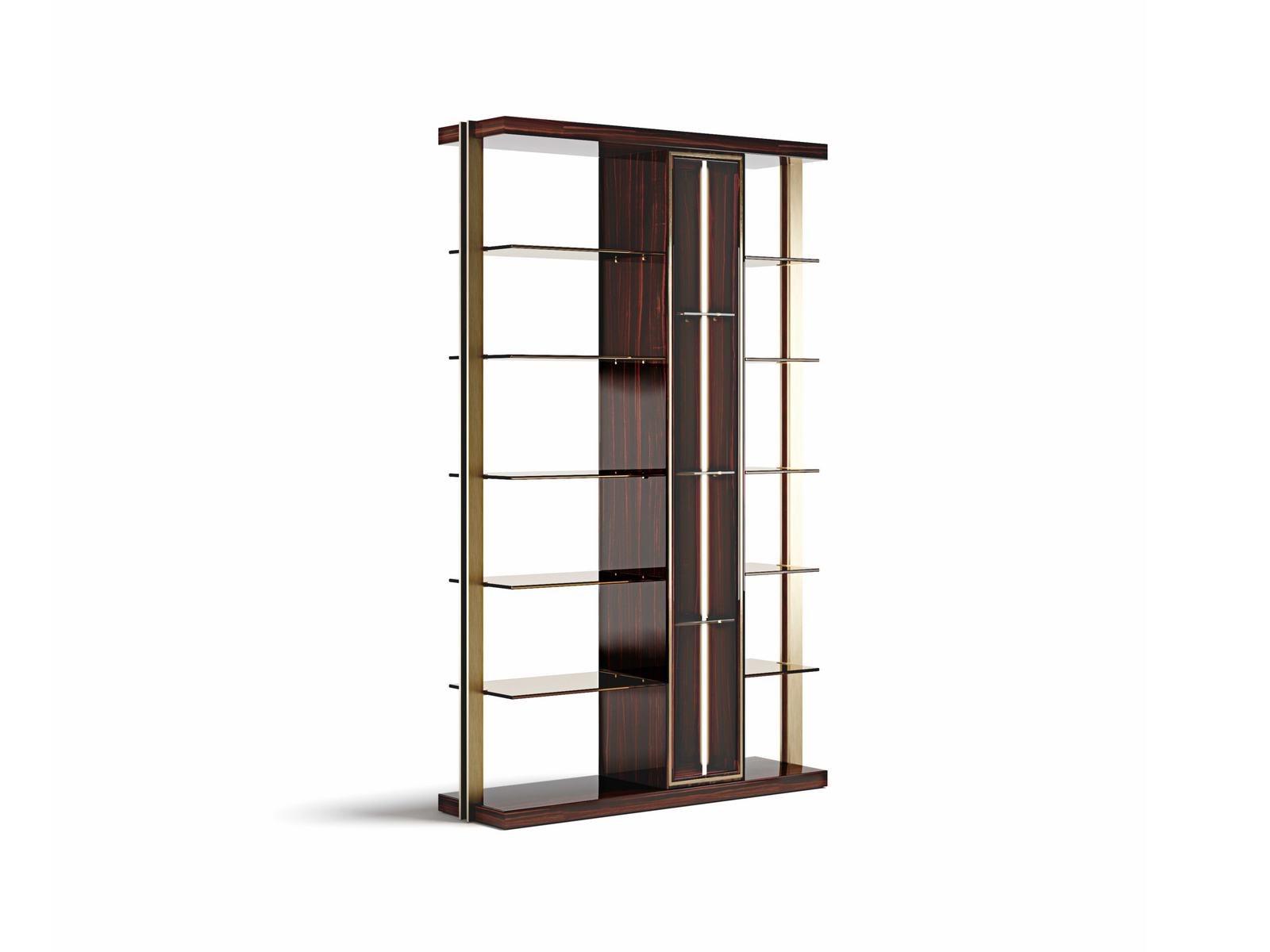 Open wall-mounted wooden bookcase | Biblo by Capital Collection