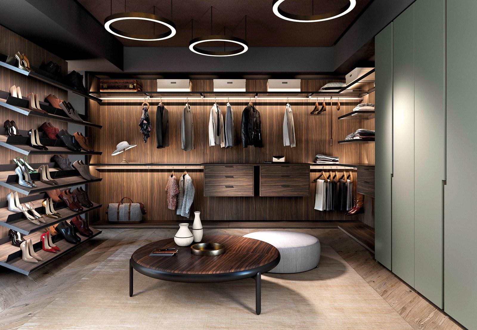 Custom walk-in wardrobe | Kab by Olivieri