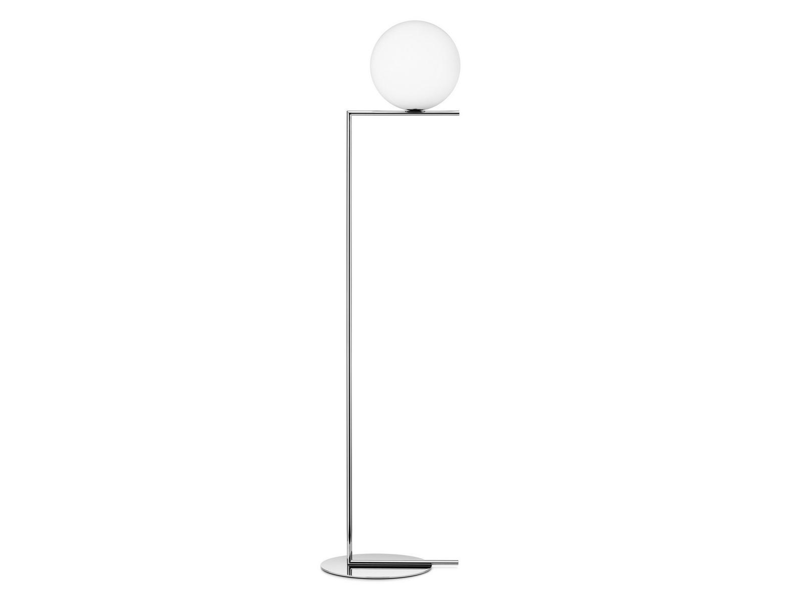 Brass floor lamp | Ic Lights F2 by Flos