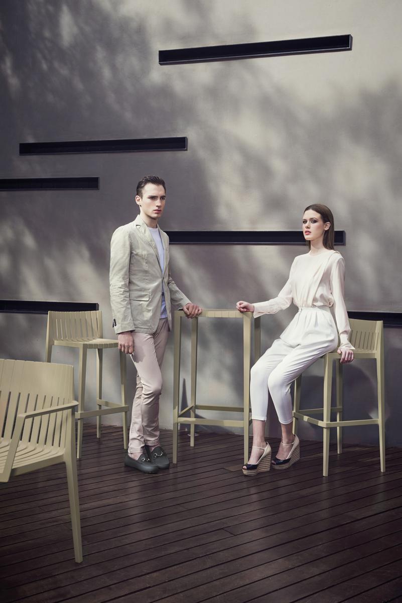 Polypropylene garden stool | Spritz by Vondom