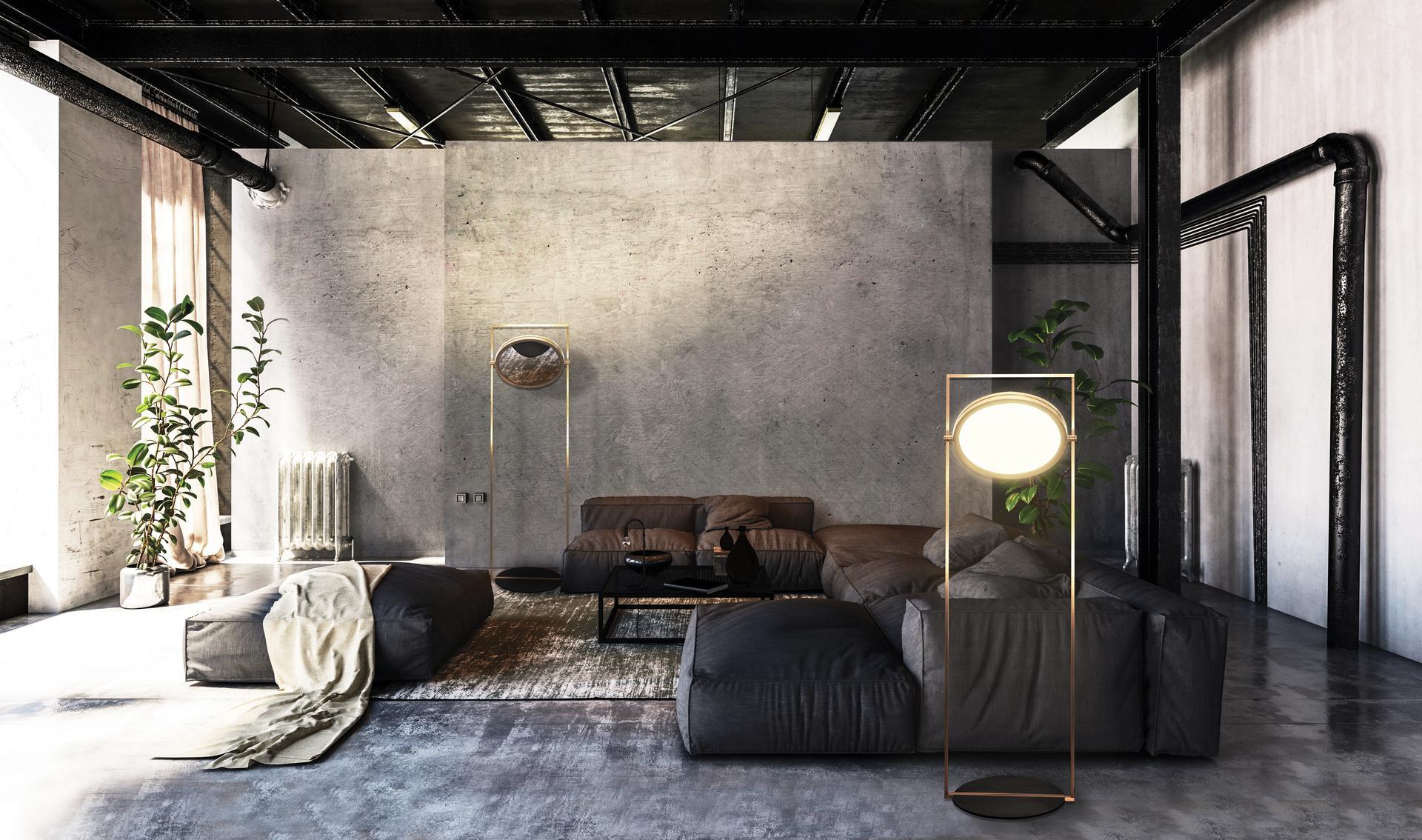 LED adjustable floor lamp | Dorian by Contardi