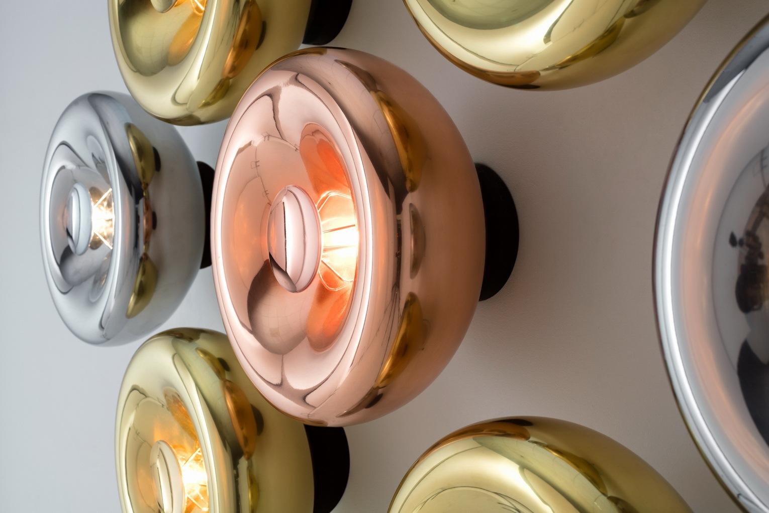 Copper pendant lamp in a contemporary style | Void by Tom Dixon