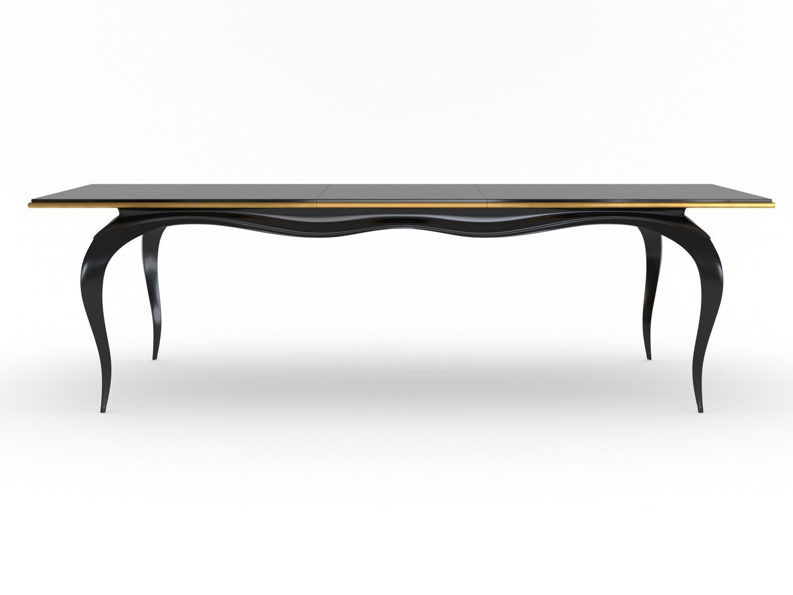 Extending rectangular beech table | Vanesio by Mantellassi 1926