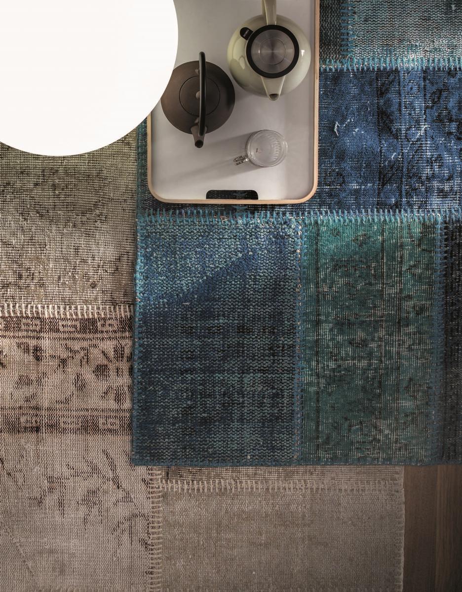 Patchwork rectangular rug | Volta by Tonin Casa