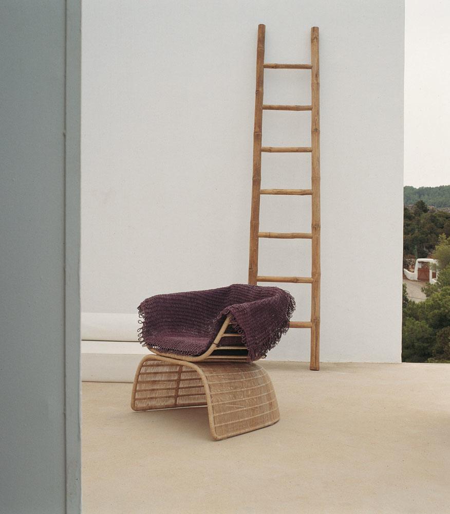 Polyethylene garden armchair | Crinoline by B&B Italia