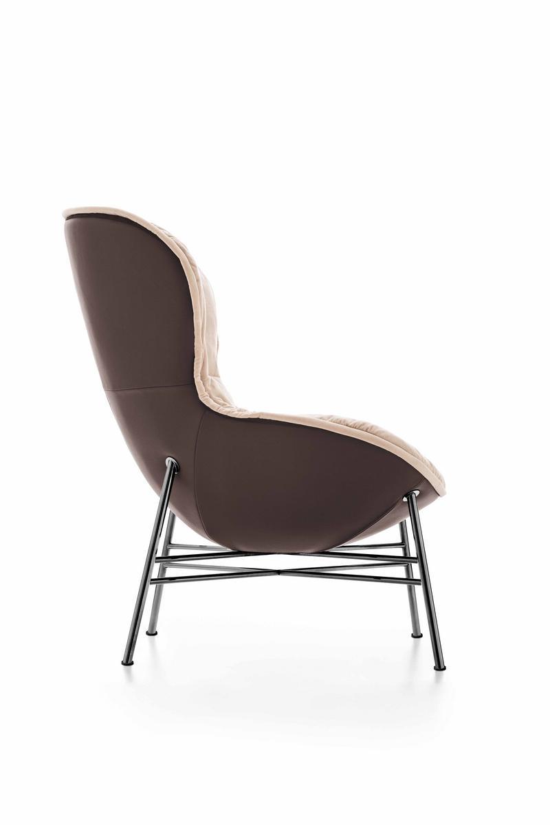 Wing upholstered fabric armchair | Softy by Ditre Italia