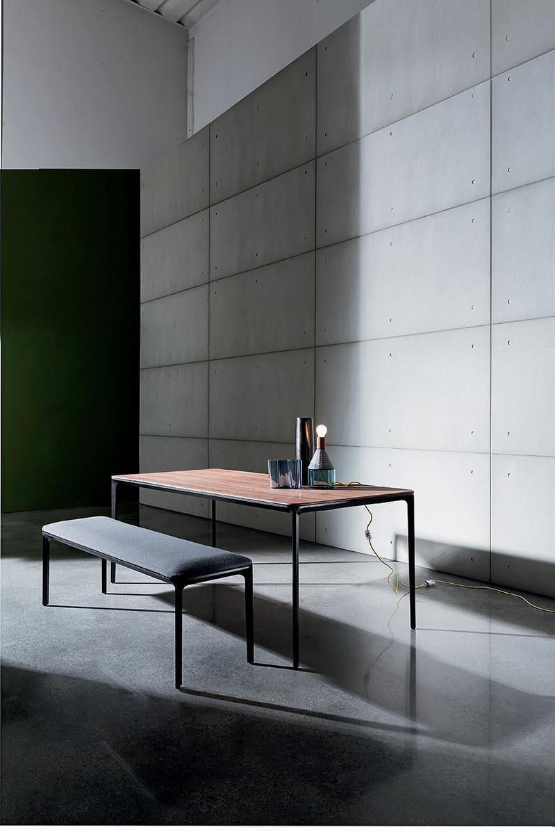 Rectangular wooden table | Slim Wood by Sovet