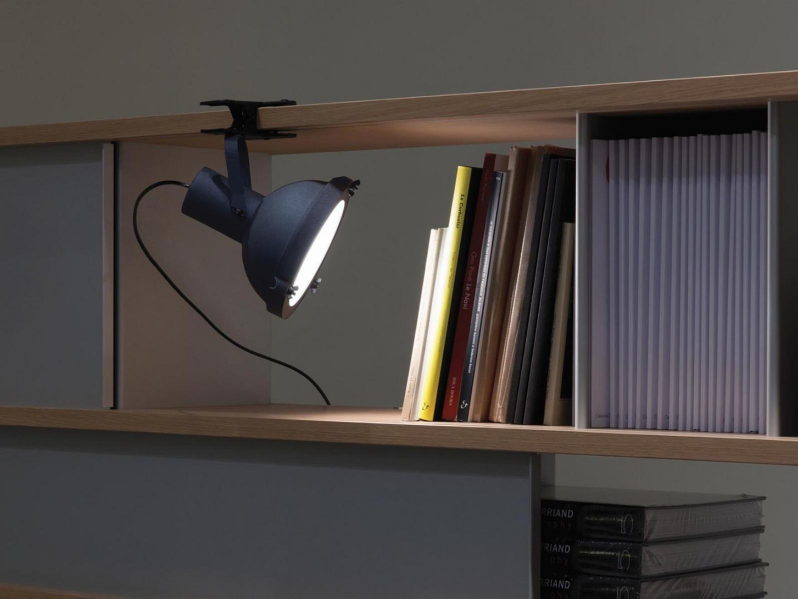 Adjustable clamp aluminium spotlight | Projecteur 165 Pincer Clip by Nemo