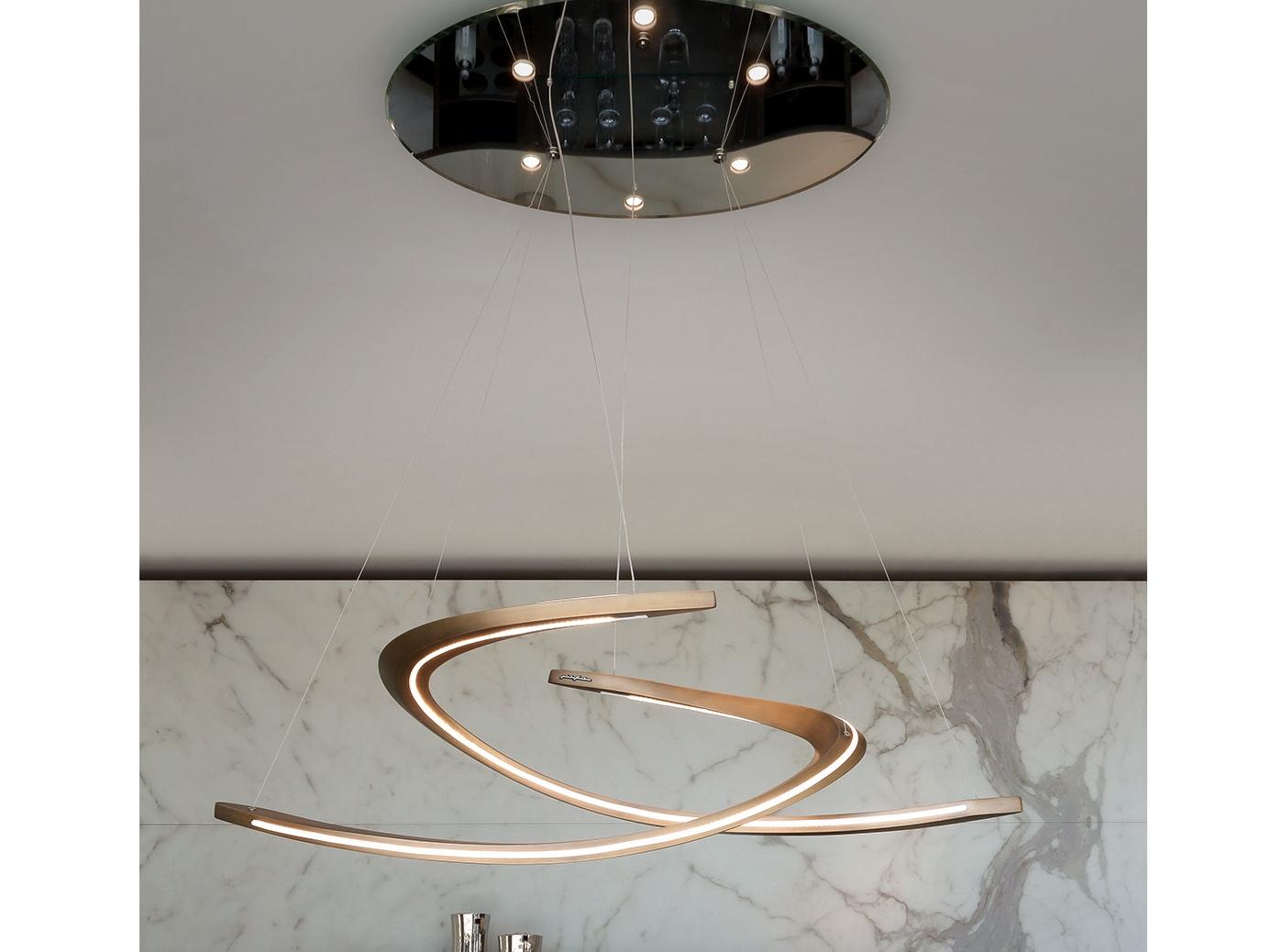 LED metal pendant lamp | Speedform by Reflex