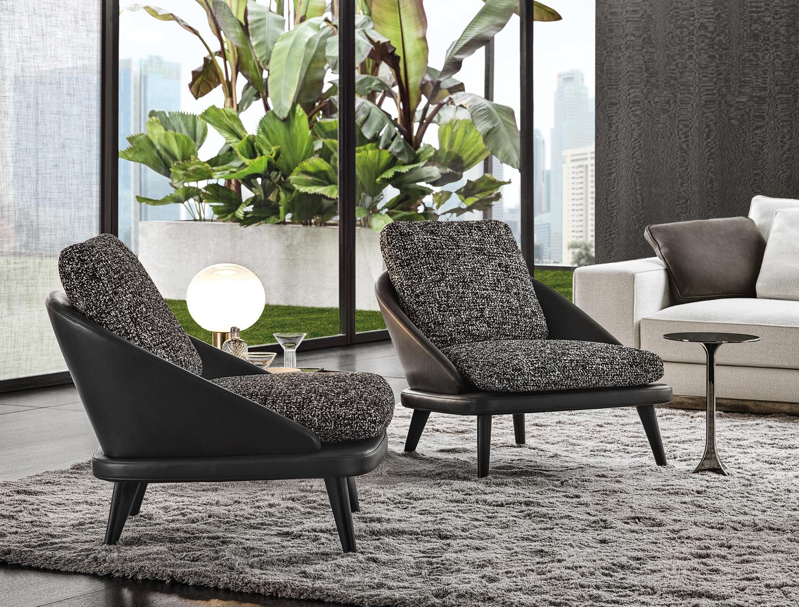 Fabric armchair | Lawson by Minotti