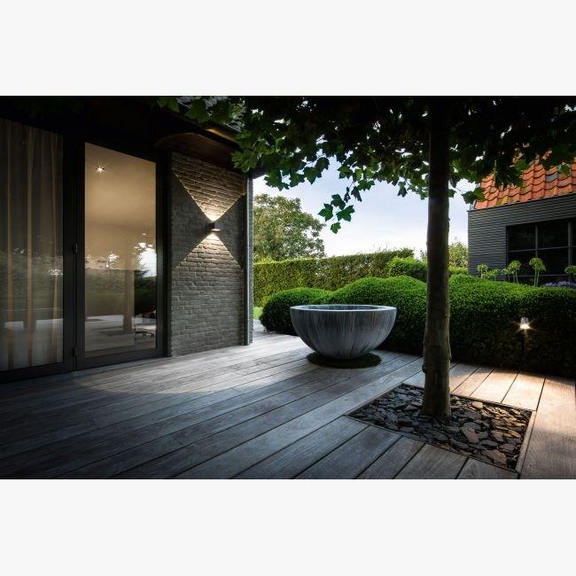 LED Outdoor wall Lamp | Vision Out Led Ww by Delta light