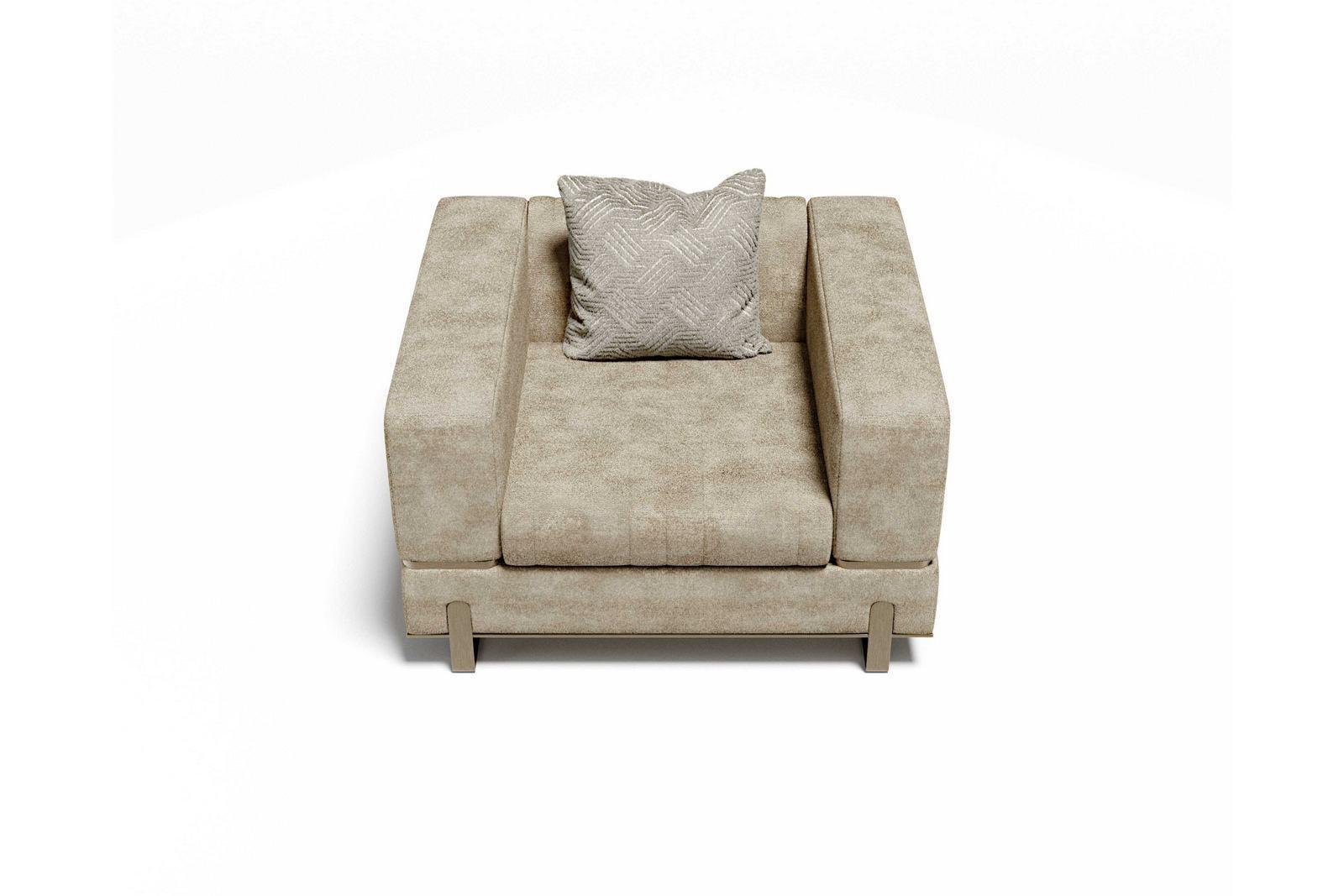 Fabric armchair with armrests | Grand by Capital Collection