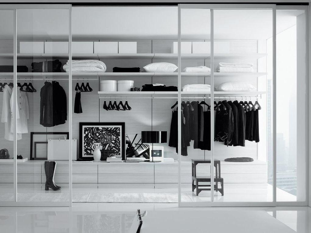 Sectional walk-in wardrobe | Ubik by Poliform