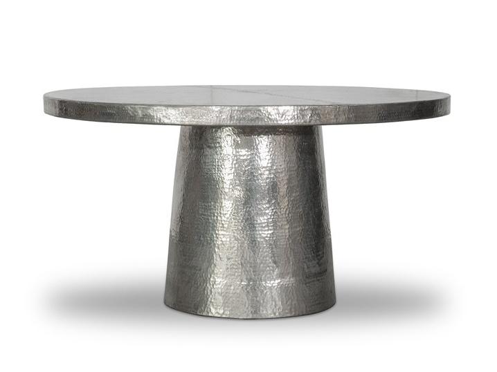 Round brass table | Cairo by Baxter