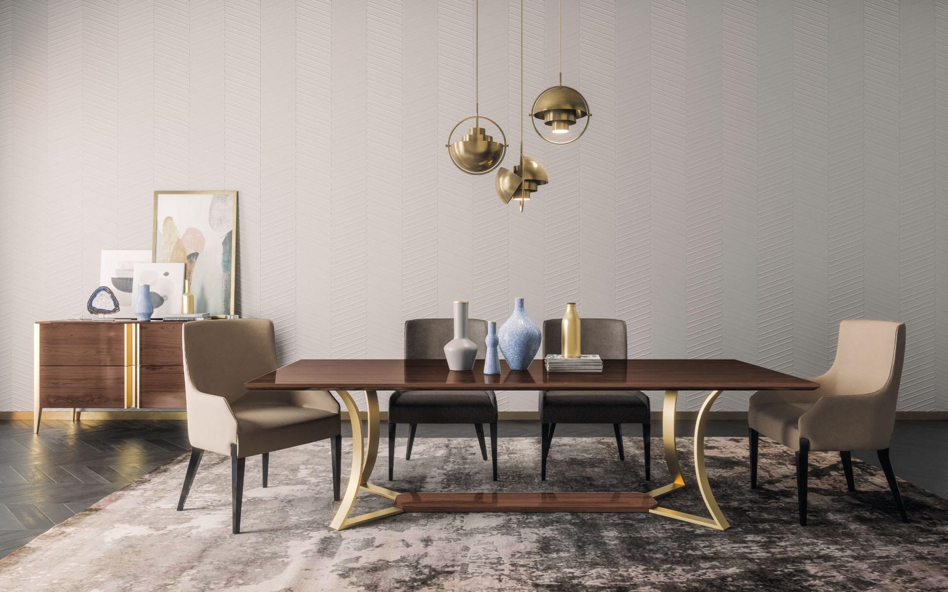 Upholstered fabric chair with armrests | Madame C/b by Capital Collection