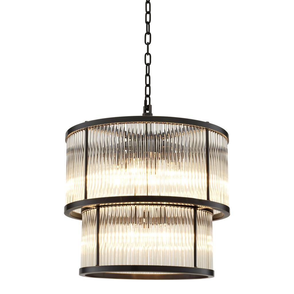 Glass pendant lamp | Pasadena by Eichholtz