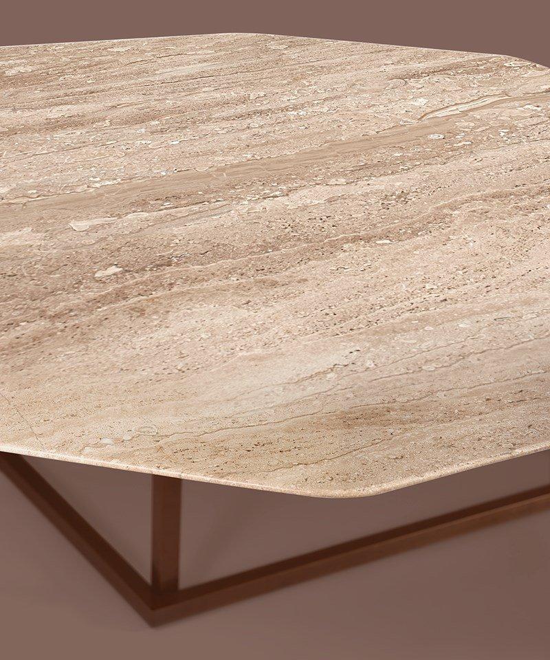 Octagonal marble coffee table | Alex by Borzalino