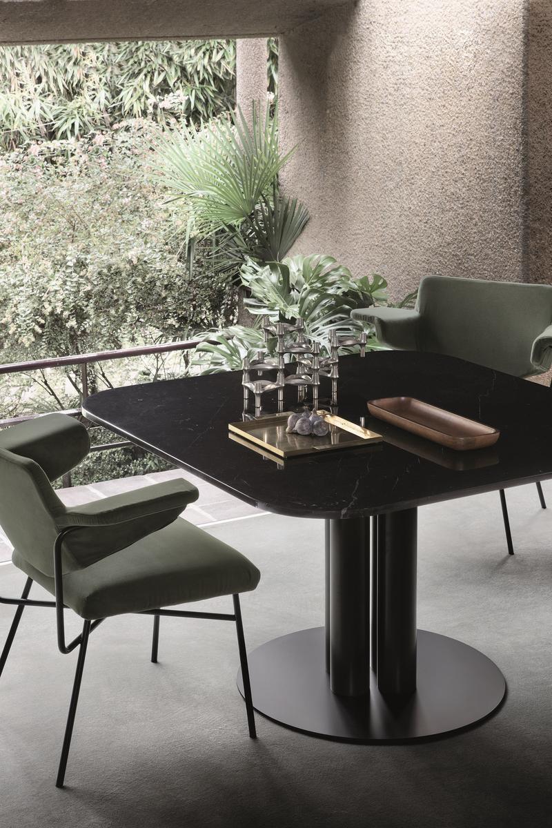 Round marble table | Goya by Arflex