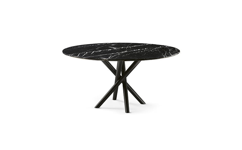 Oval stone table in a modern style | Baly marble by Eforma